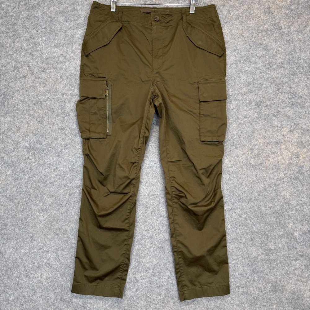 Lauren‎ Ralph Lauren Olive Green Cargo Utility Pants Womens 12 Military
